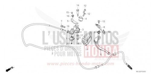 LEVIER DE STATIONNEMENT CRF1100DP de 2023